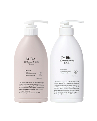 [DUO SET 1] DR.BIO ALL-IN-ONE CLEANSER 500g + ECO MOISTURISING LOTION 480g