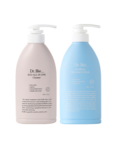 [DUO SET 3] DR.BIO ALL-IN-ONE CLEANSER 500g + SOOTHING LOTION 500g